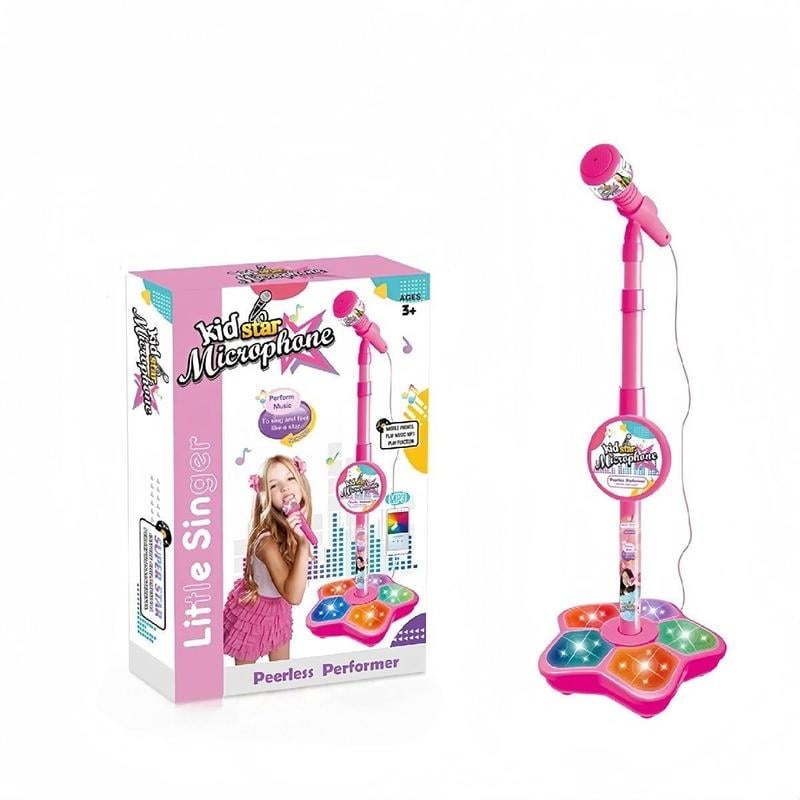 🎄2025 Christmas Sale🎅Microphone Toy, Karaoke Machine Toy with Light