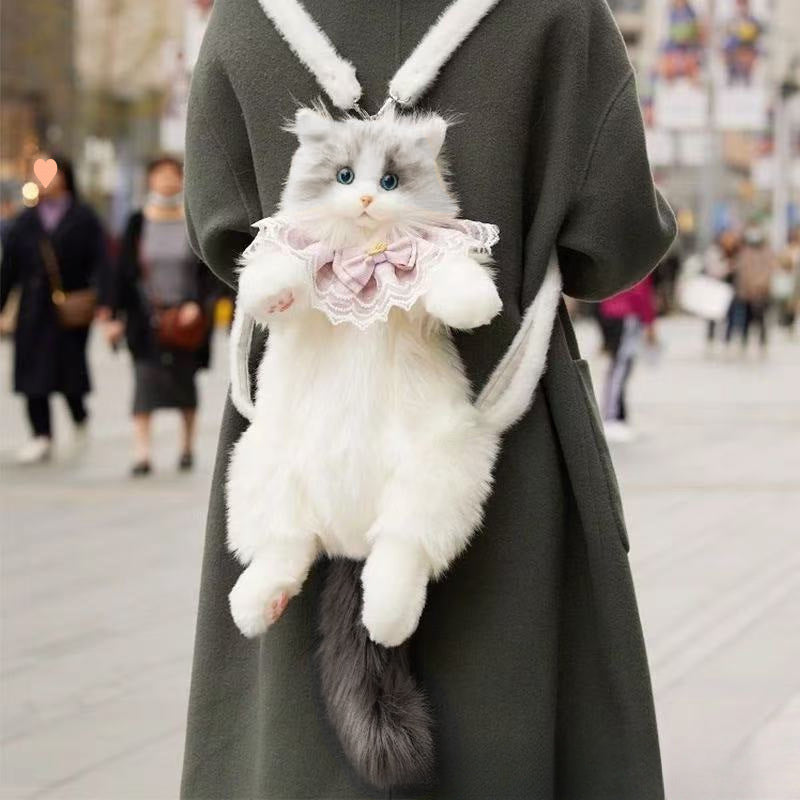 ✨Cute Cat Plush Backpack