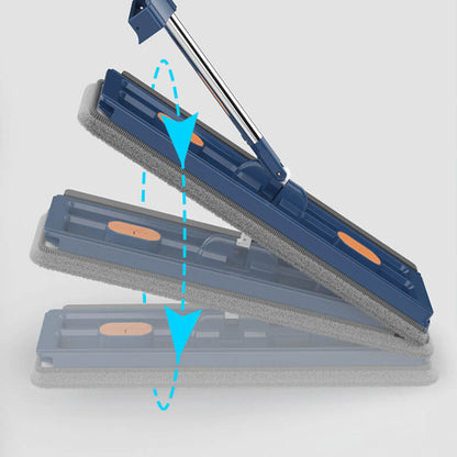🧹 50% OFF + FREE BUCKET! 💦 2025 Ultra-Absorbent Flat Mop - Large 360° Swivel Head for Effortless Floor Cleaning, Limited Stock! 🏠🚀