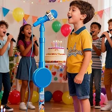🎄2025 Christmas Sale🎅Microphone Toy, Karaoke Machine Toy with Light