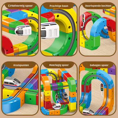 DIY Cube Track – Creatief & Actief – Creatieve DIY Treinbaan