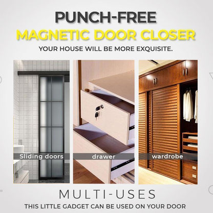 🎅Christmas Sale 50% OFF!!✨Magnetic Door Closer Without Perforations
