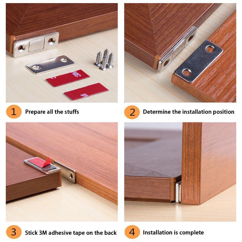 🎅Christmas Sale 50% OFF!!✨Magnetic Door Closer Without Perforations