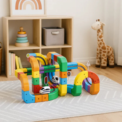 DIY Cube Track – Creatief & Actief – Creatieve DIY Treinbaan