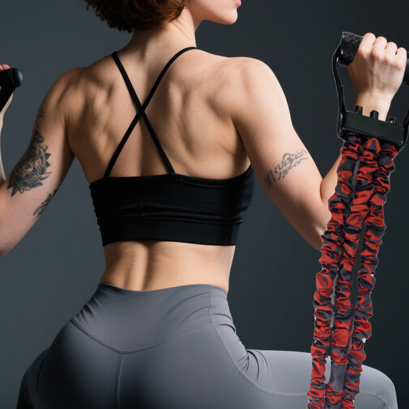 💪 50% OFF NOW! ✨ Natural Latex 3-Hole Resistance Bands - Professional Grade Elastic Bands for Physical Therapy & Strength Training 🏋️‍♂️🔗