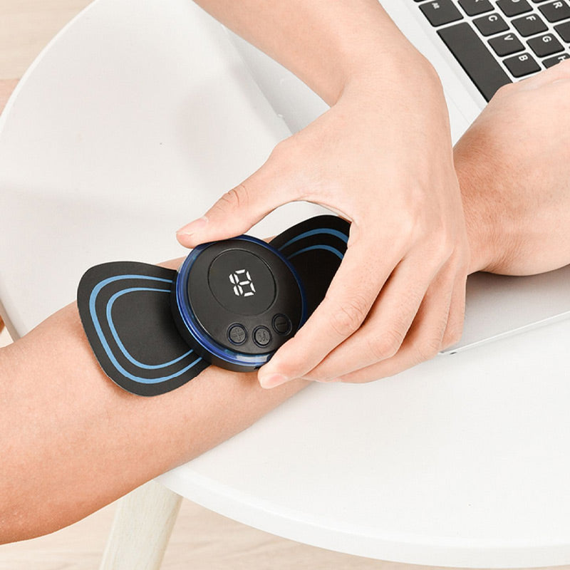 💆‍♂️ 50% OFF INSTANT! 🔥 Mini Low-Frequency Pulse Massager - Relieves Muscle Pain & Fatigue, Portable Design for Home/Office Use ⚡✨