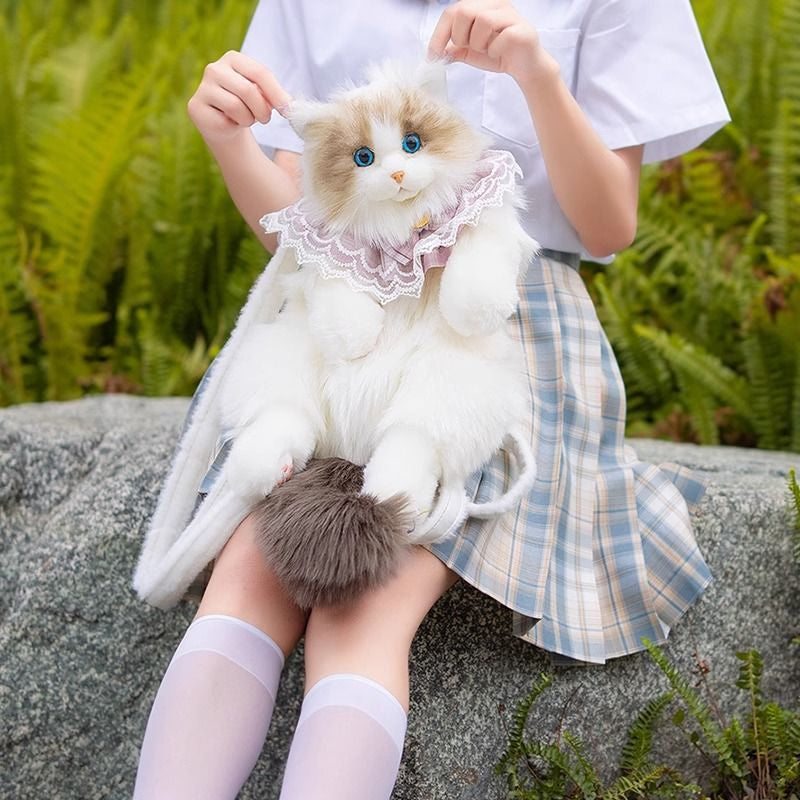 ✨Cute Cat Plush Backpack