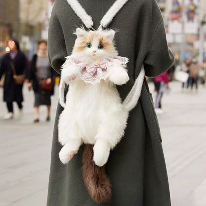 ✨Cute Cat Plush Backpack