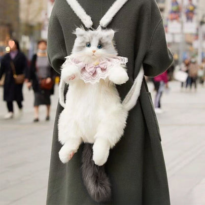 ✨Cute Cat Plush Backpack