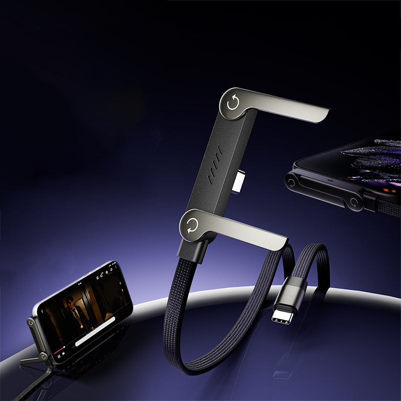 ⏳Time-Limited Special⏰240W Fast Charging Cable with Adjustable Phone Stand