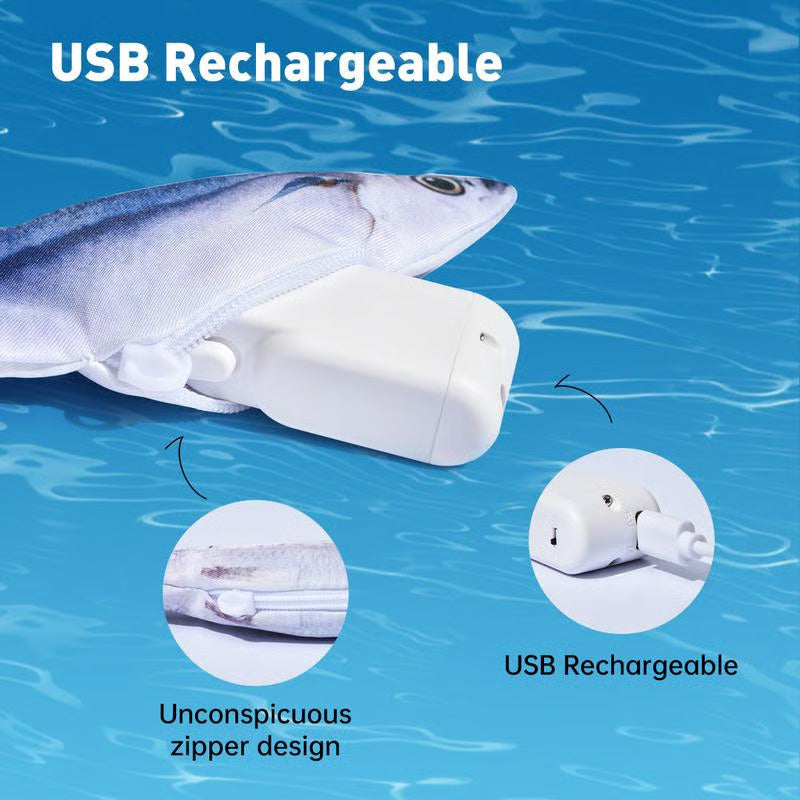 🎄Christmas Pre-Sale – 50% OFF! 🐟 Your cat will love this jumping fish!