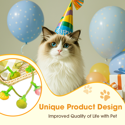📢📢HOT SALE !!!✨Interactive Fruit-Shaped Catnip Toy String