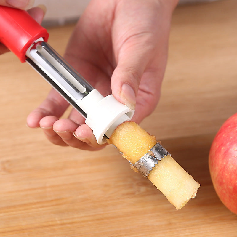💥Hot Sale💥Stainless Steel Fruit Corer & Peeler 2 in 1🍎